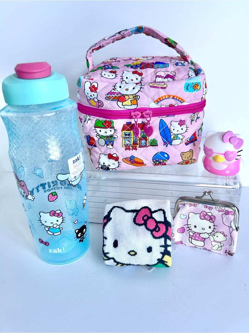🩷(HK405) Hello Kitty Adorable 5-Piece Travel Pouch Bundle! - Picture 15 of 15